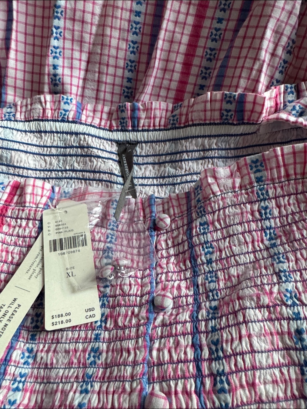 NWT Size XL - By Anthropologie Peregrine Cotton Puff-Sleeve Midi Dress (US$ 188) - Picture 11 of 16